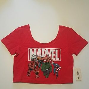 Marvel crop top